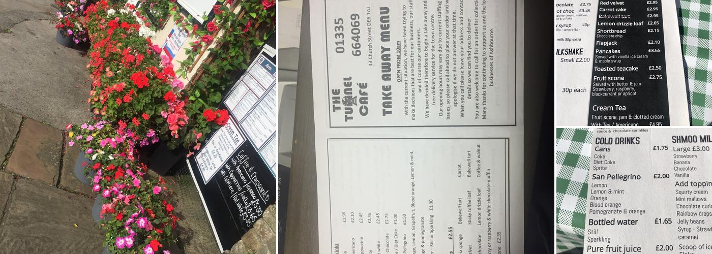 The Tunnel Café Menu