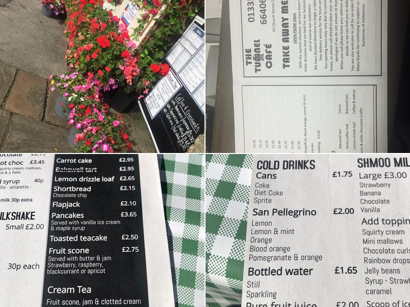 The Tunnel Café Menu