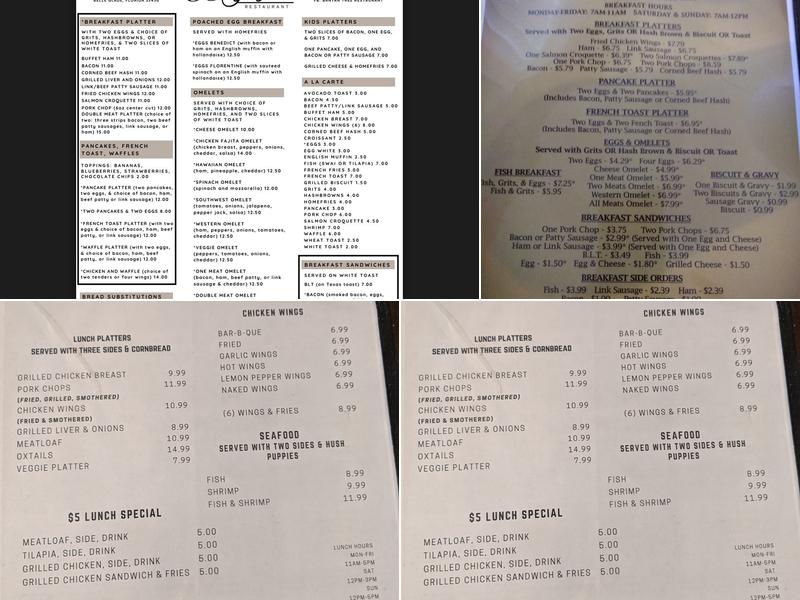 Banyan Tree Restaurant Menu