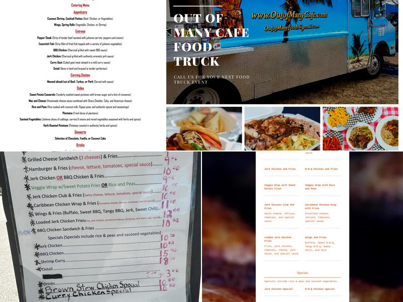 Out of Many Cafe LLC Menu