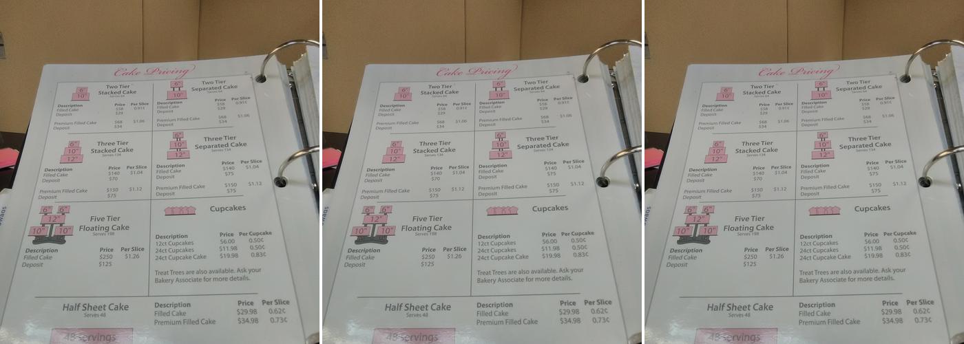 Subway Menu
