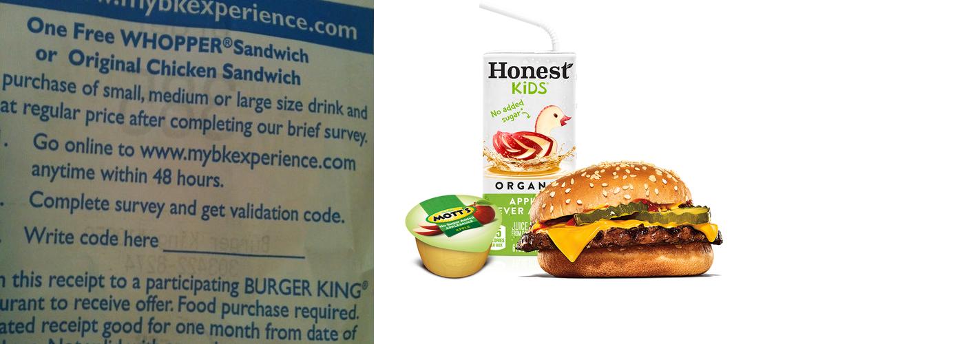 Burger King Menu