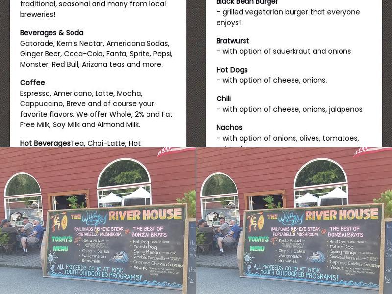 The River House Menu