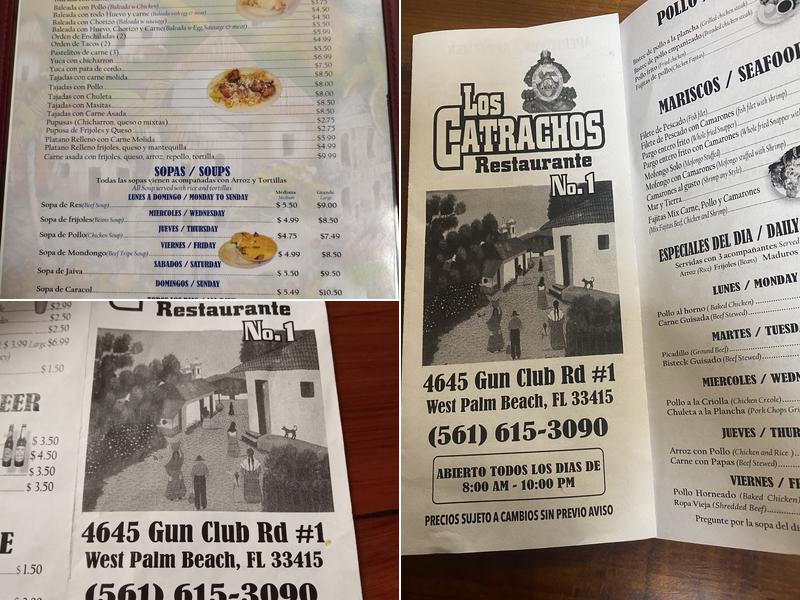 Los Catrachos Restaurant Menu