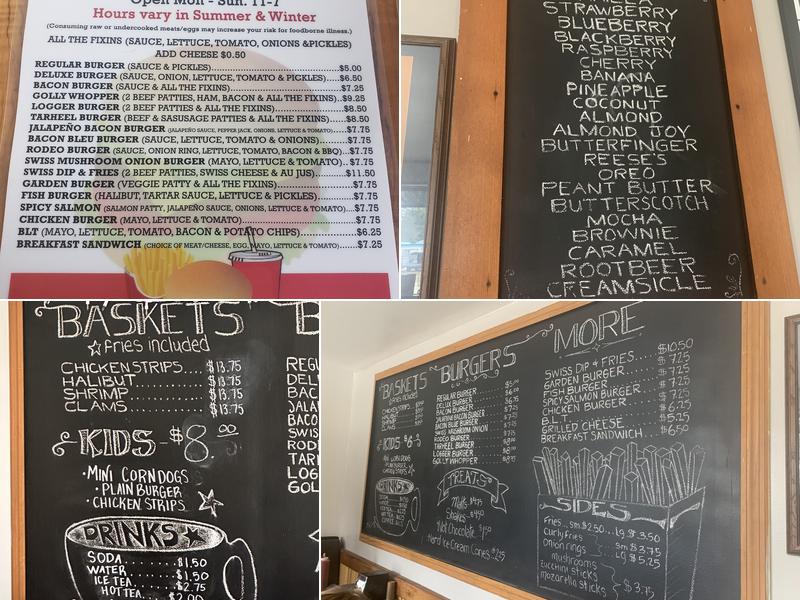 Burger Barn Menu