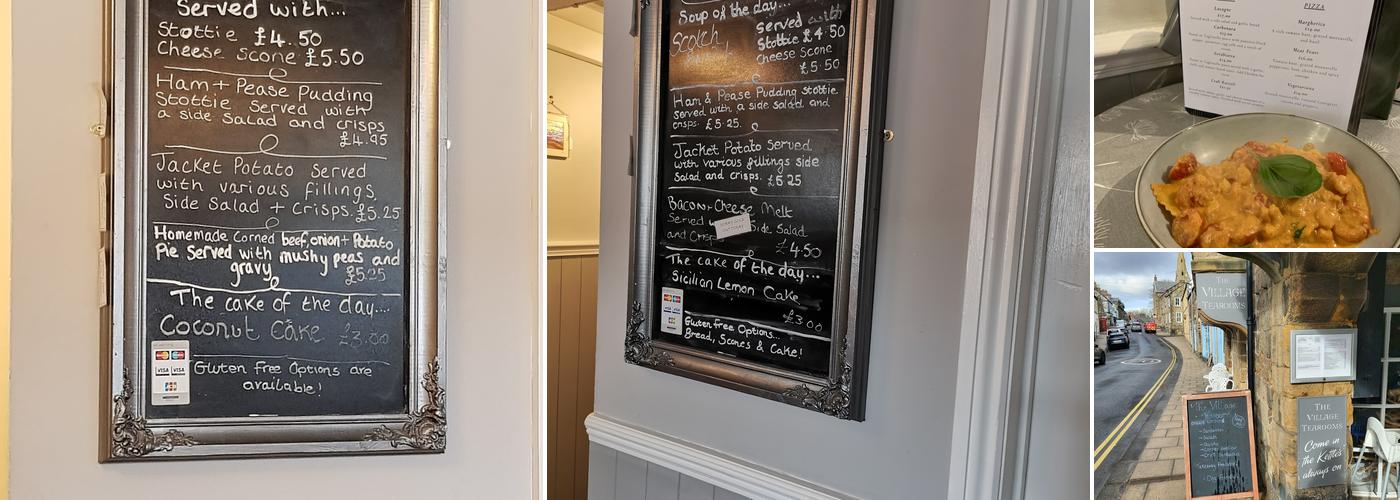 The Village Tea Rooms Menu