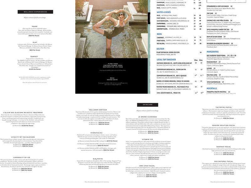Breeze Ocean Kitchen Menu