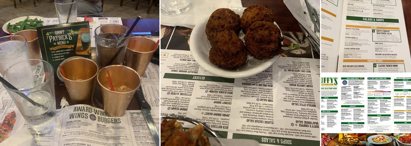 Duffy's Sports Grill Menu