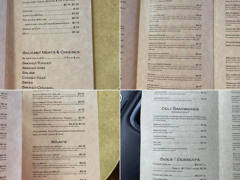 The Smokehouse Deli of Russellville Menu