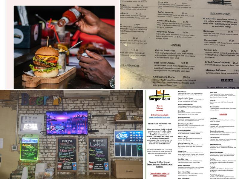 Best Burger Barn Menu