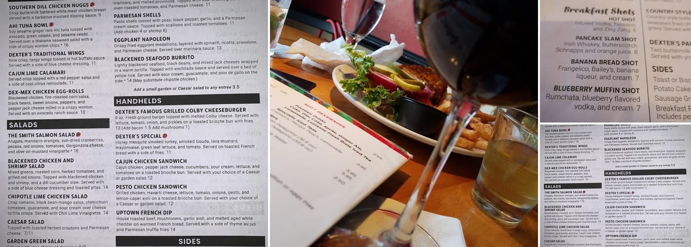 Dexter's of Lake Mary Menu