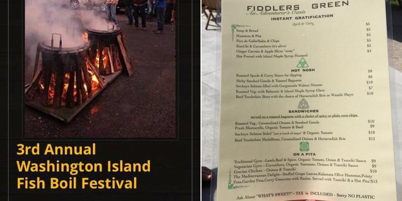 Fiddler's Green Menu