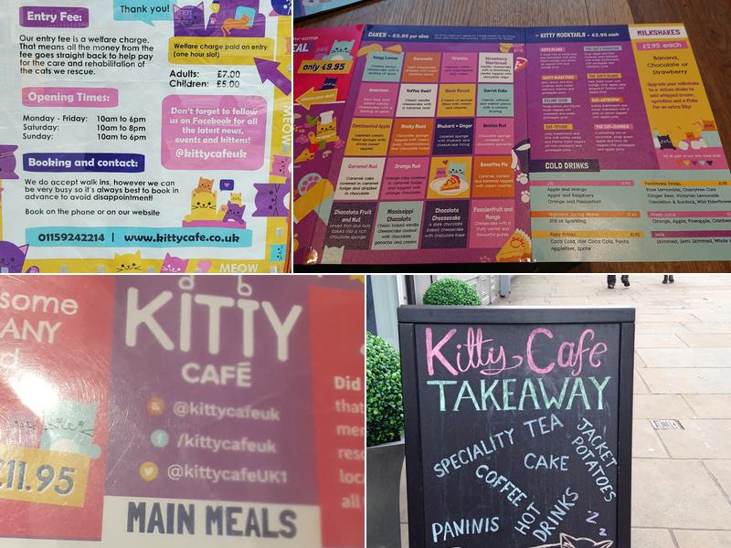 Kitty Café Menu