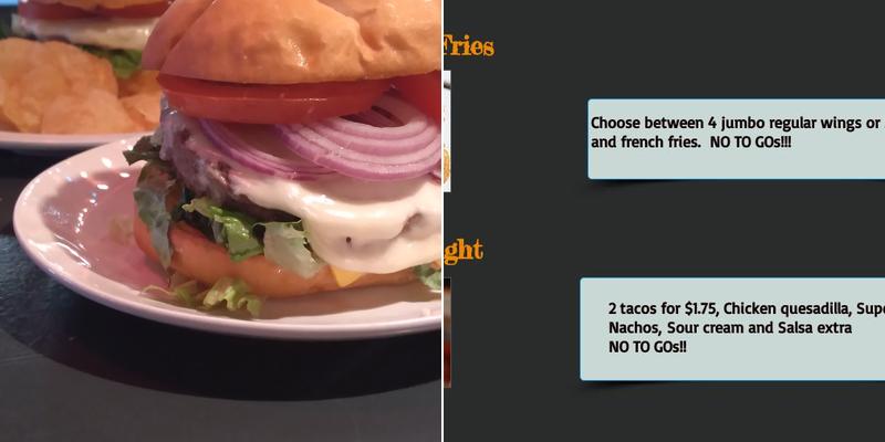 Black Bear Bar & Campground Menu