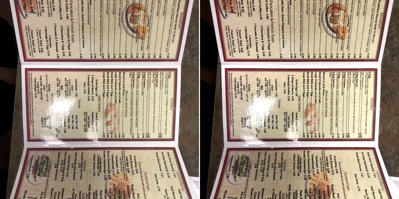 S & K Cafe Menu
