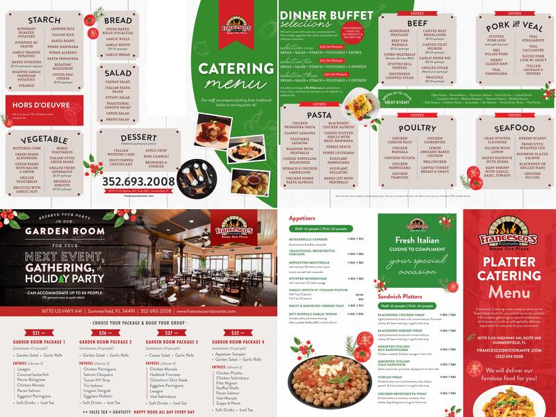 Francesco's Ristorante And Stone Fire Pizza Menu