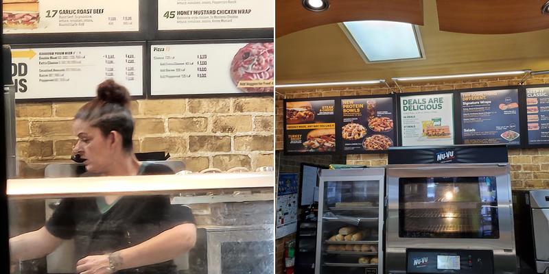 Subway Menu