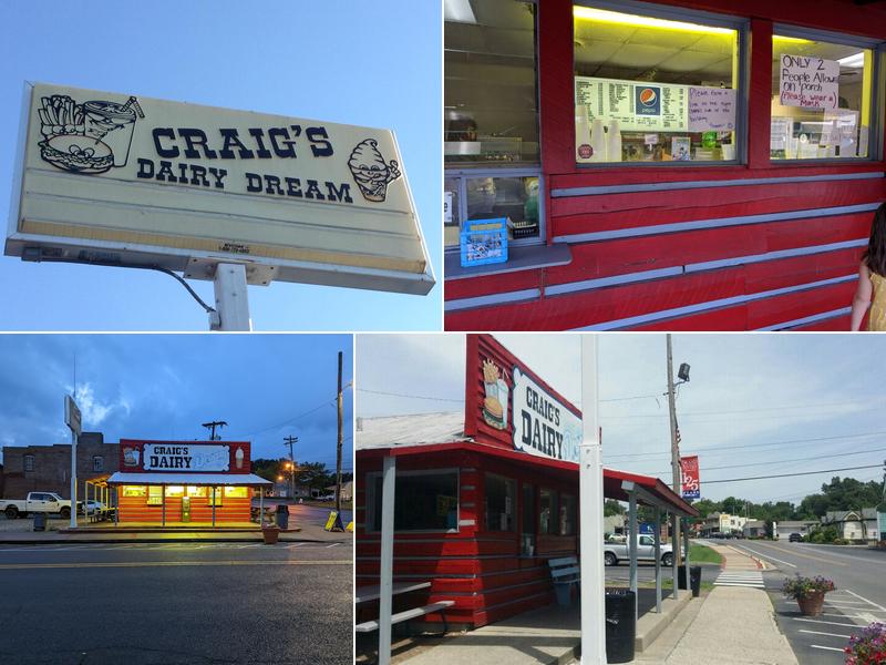 Craig's Dairy Dream 1881 J H O'Bryan Ave, Grand Rivers