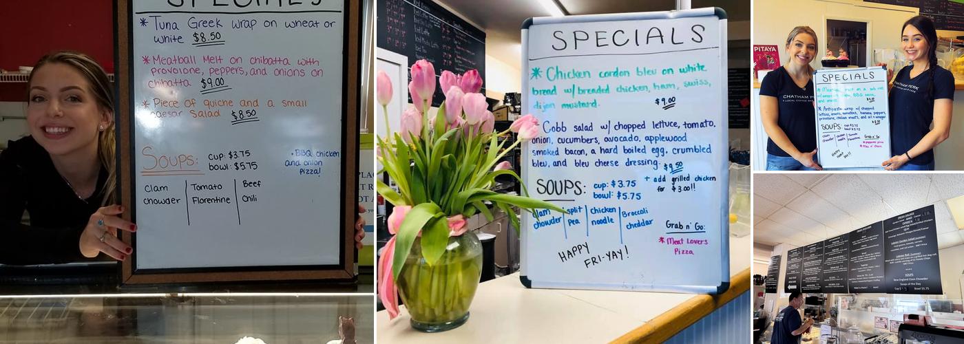Chatham Perk Menu