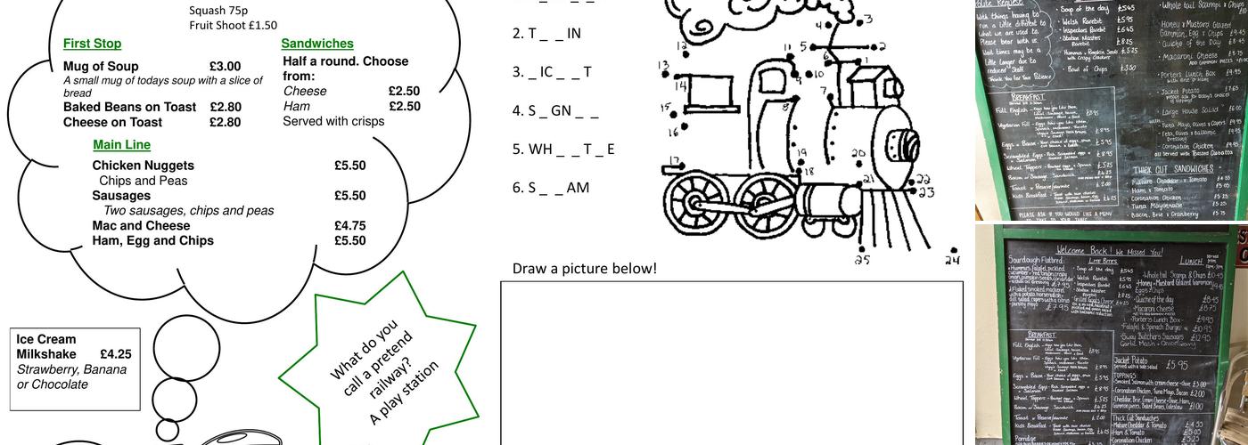 The Old Station Tea Rooms, Holmsley Menu