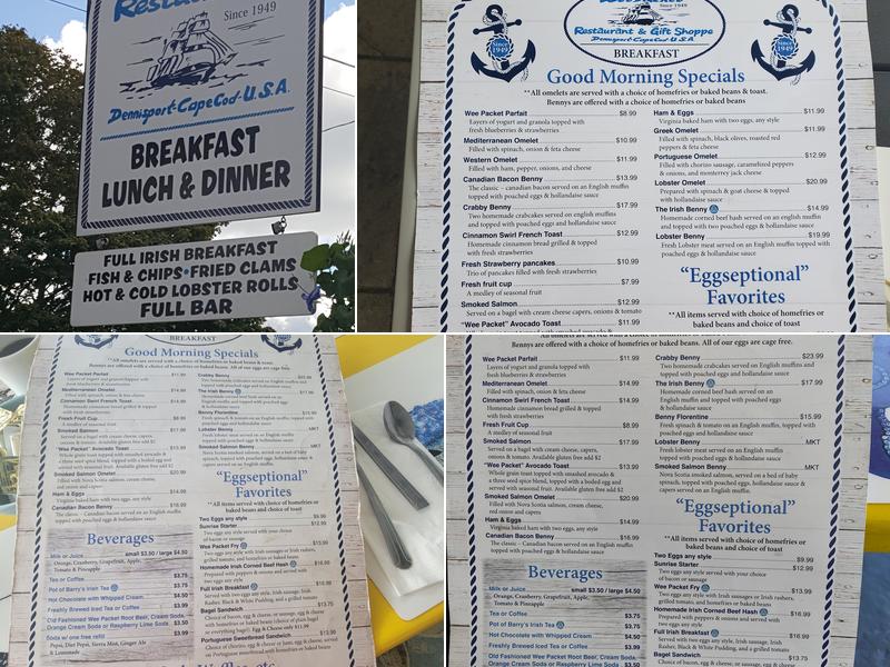 Wee Packet Menu
