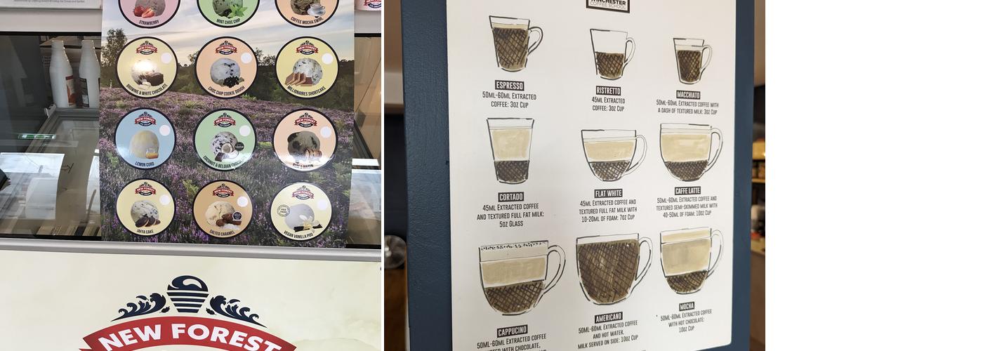 Maples Coffee Shop Menu