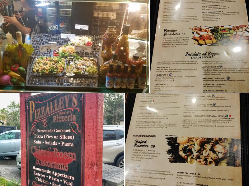 Pizzalley's on St. George Menu