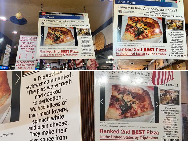 Pizza Time Menu