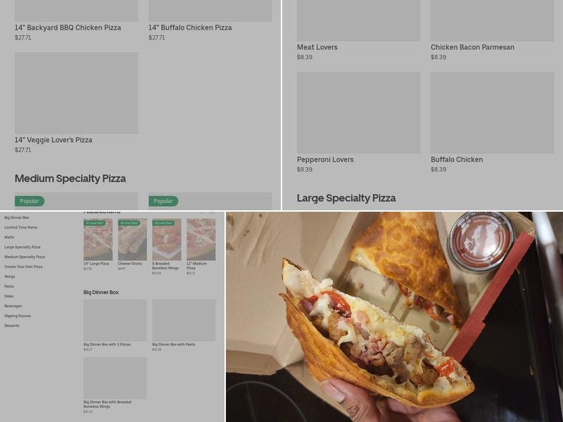 Pizza Hut Menu