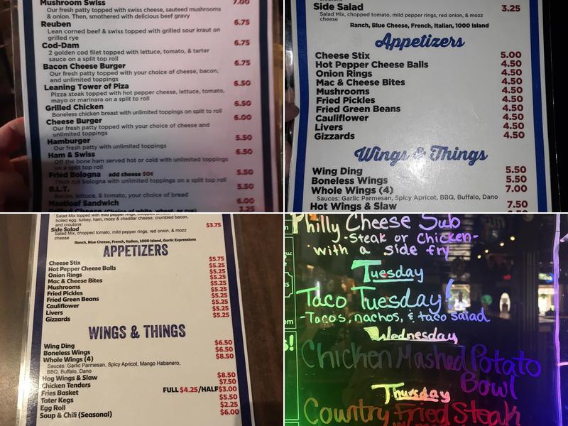 Howard Hilton Menu