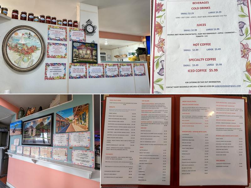 Harbor View Café Menu