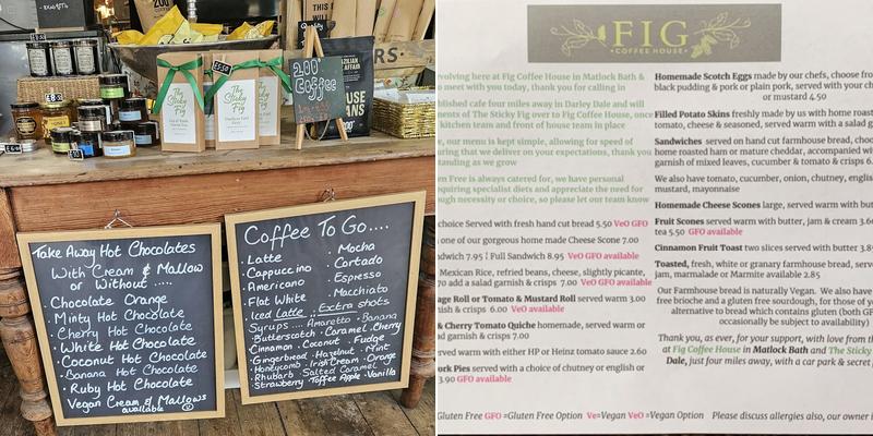 Fig Coffee House Menu
