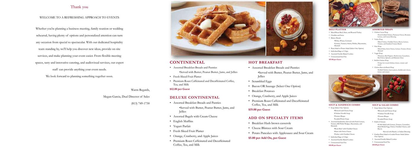 The Bistro - Eat. Drink. Connect.® Menu