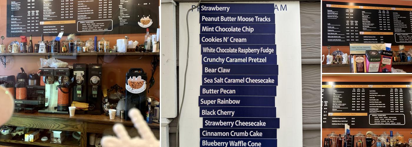 Grand Brew Menu