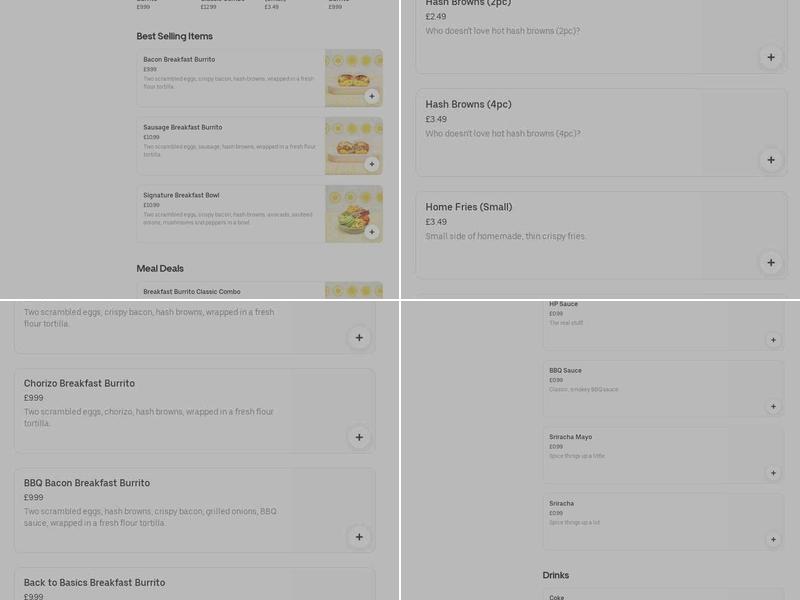 Wendy's Kitchen Menu