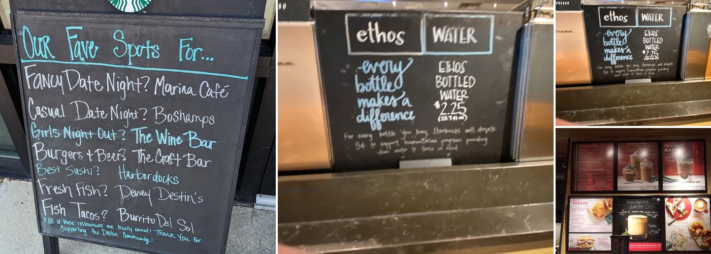 Starbucks Menu