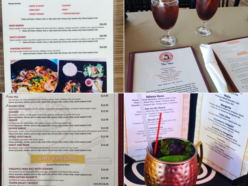 Thai Tanic Restaurant Menu