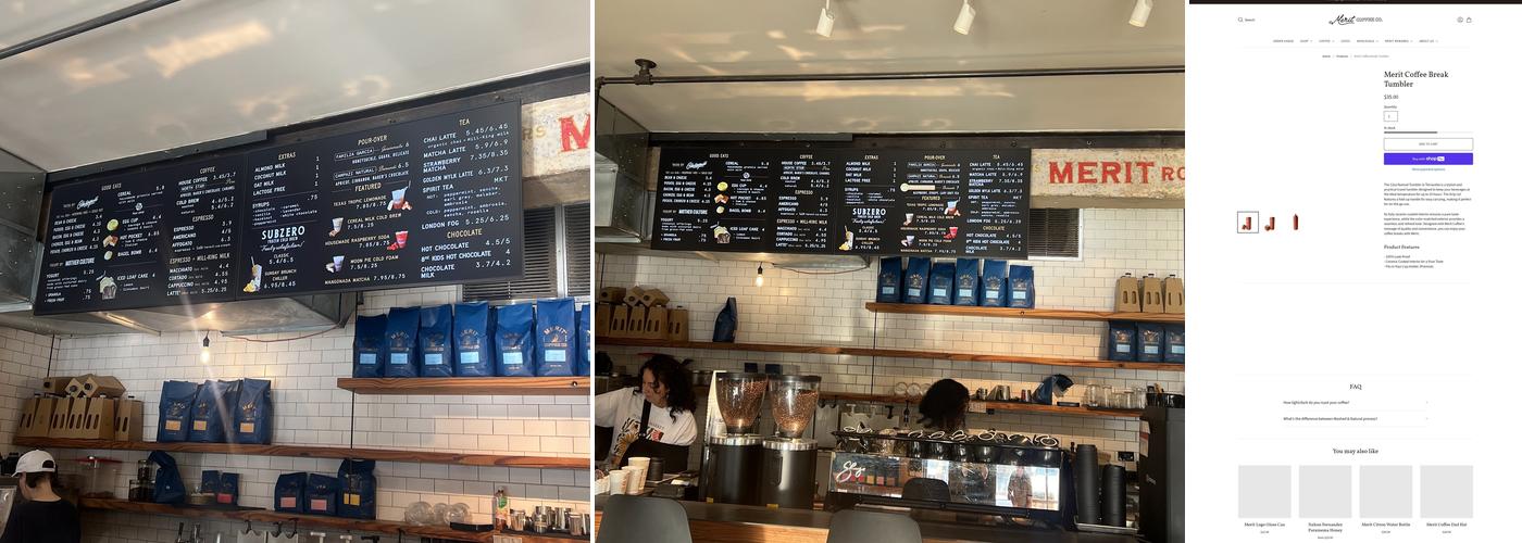 Merit Coffee Menu