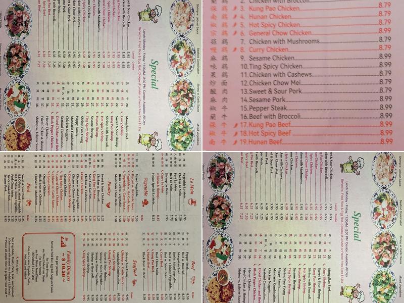 Super Canton Menu