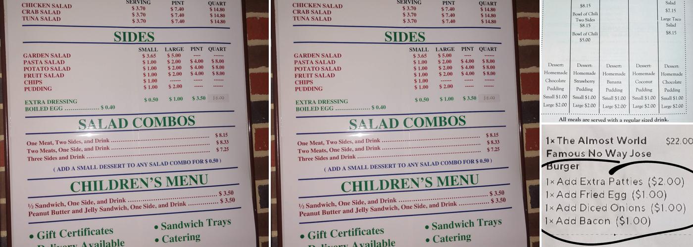 Yum Yum Tree and Catering Menu