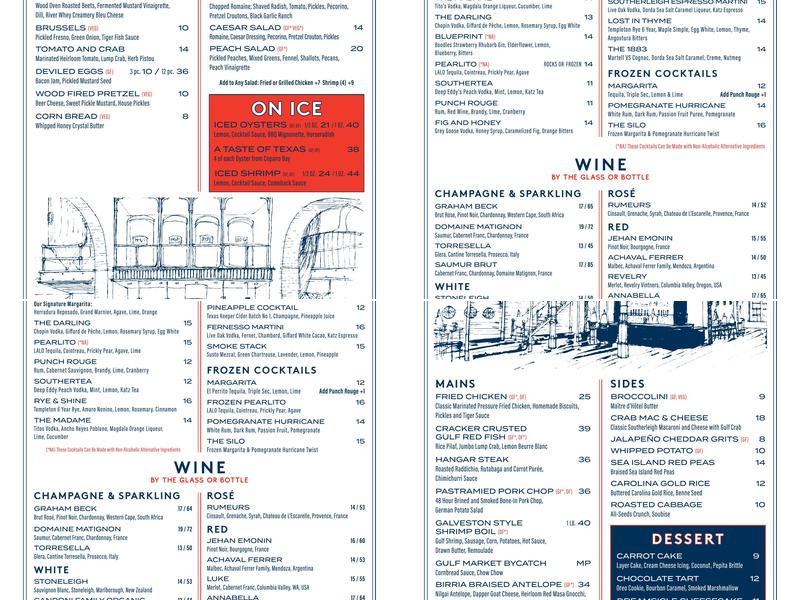 Southerleigh Fine Food And Brewery Menu