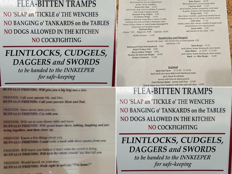 Ruby Street Grille Menu