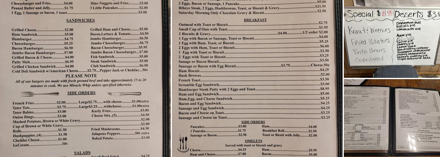 Dinner Bucket Menu
