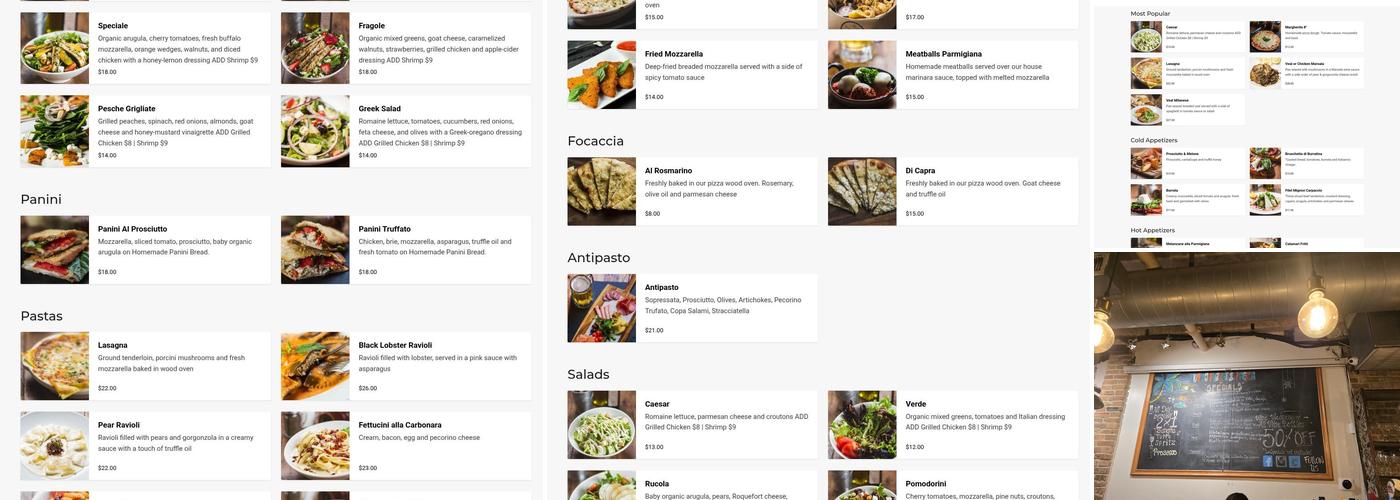 Tutto Pizza & Pasta Menu