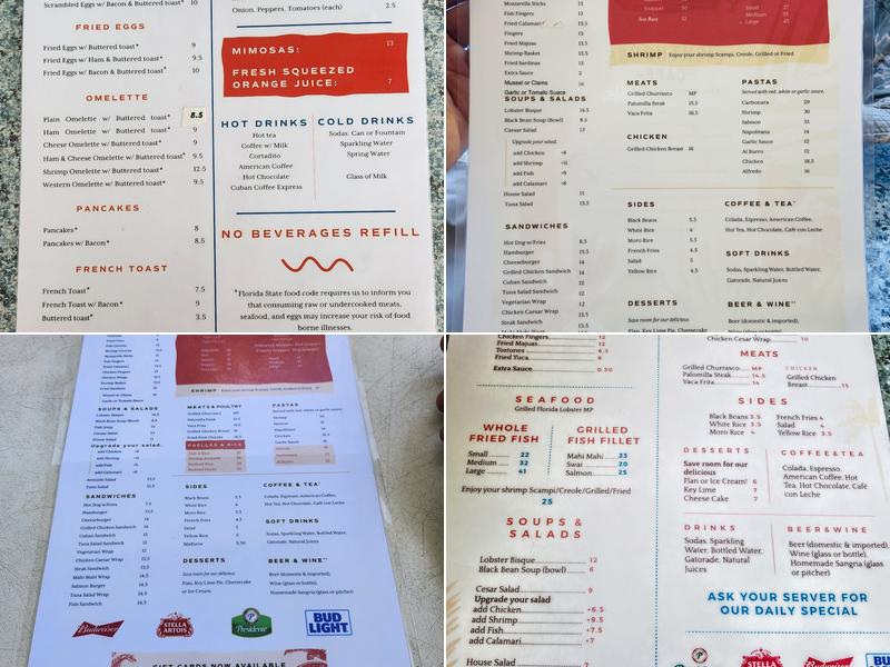 Lighthouse Cafe Inc Menu