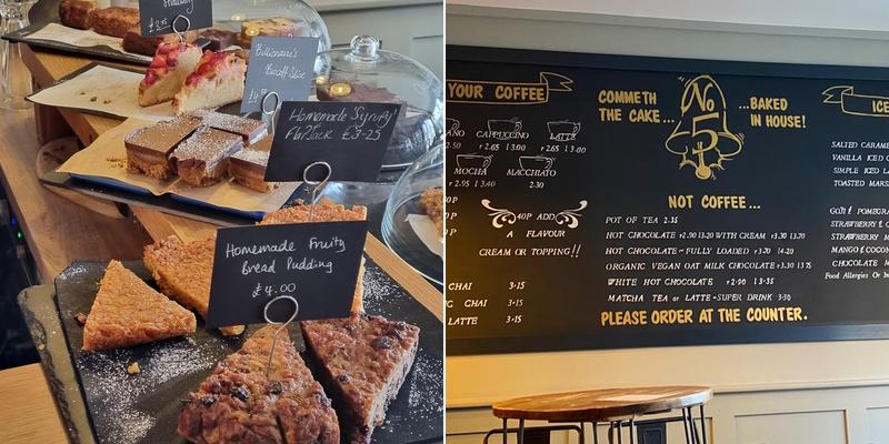 No.5 Bell Street Menu