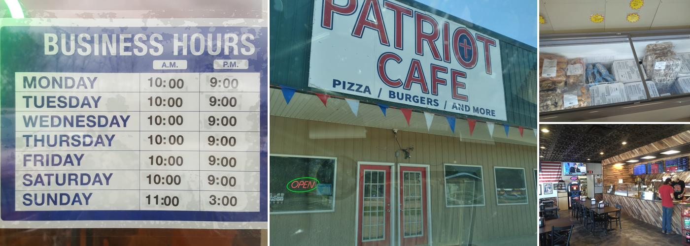 Grandpa's Pizza Menu