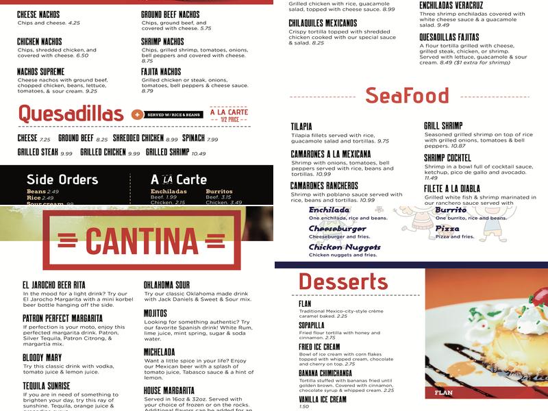 El Jarocho Mexican Grill Menu