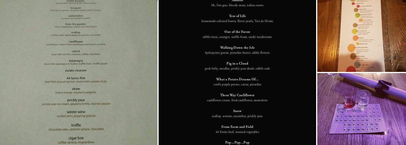 Eculent Menu