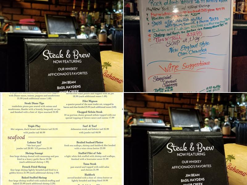 Steak 'n Brew Menu